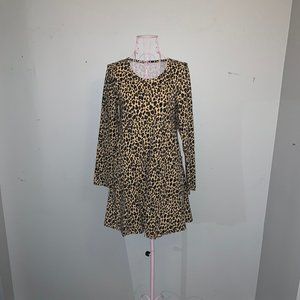 Fab Kids Cheetah Print Tunic, XXL, 14-16